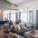 clubhouse with ample seating and wooden decor